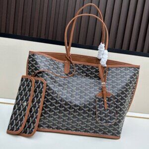 Women's Goyard Goyardine Canvas St. Louis PM Tote